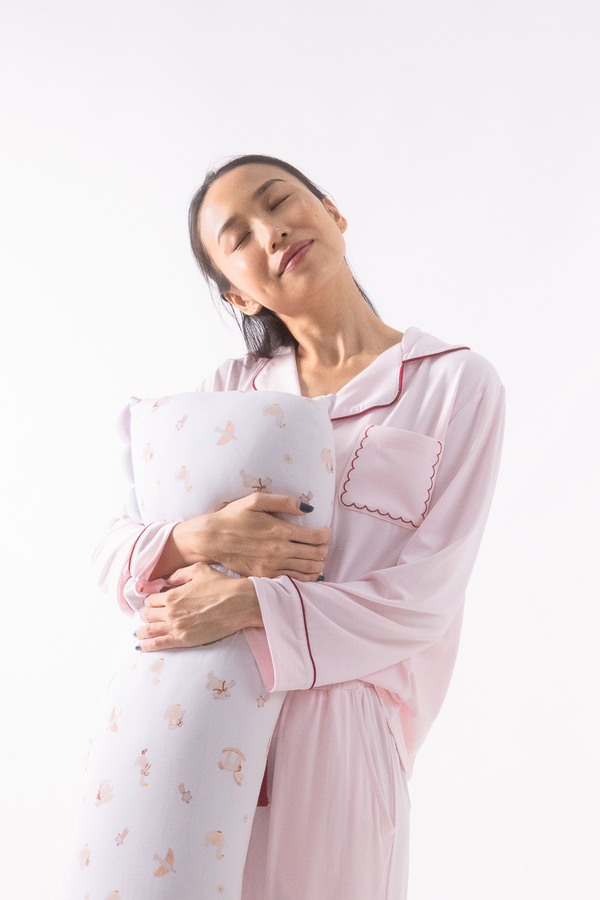 Petal Pink Adult Cloud PJ Long Sleeve Set