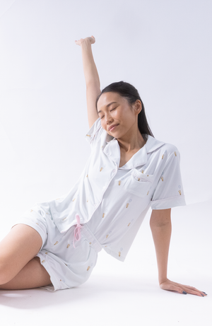 Up, Little Bear Adult PJ Short Sleeve Set