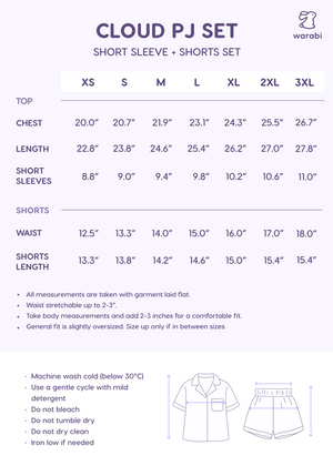 Lavender Haze Toile Adult Cloud PJ Short Sleeve Set