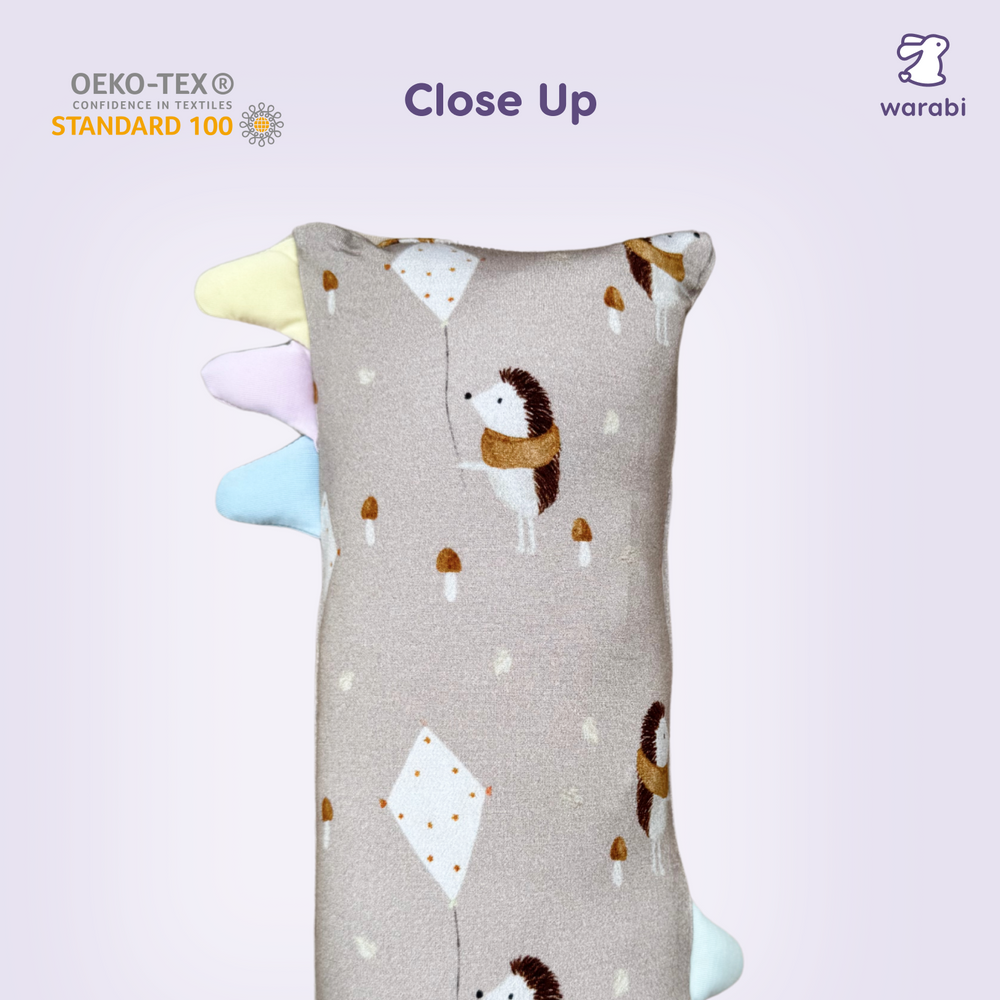 Autumn Hedgehog Snuggle Bamboo Pillow