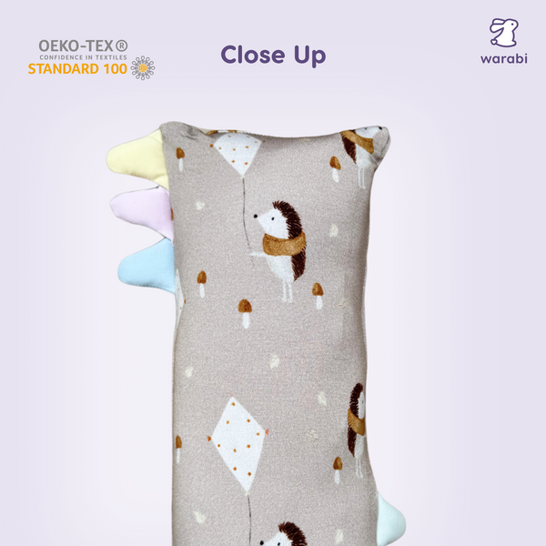 Autumn Hedgehog Snuggle Bamboo Pillow