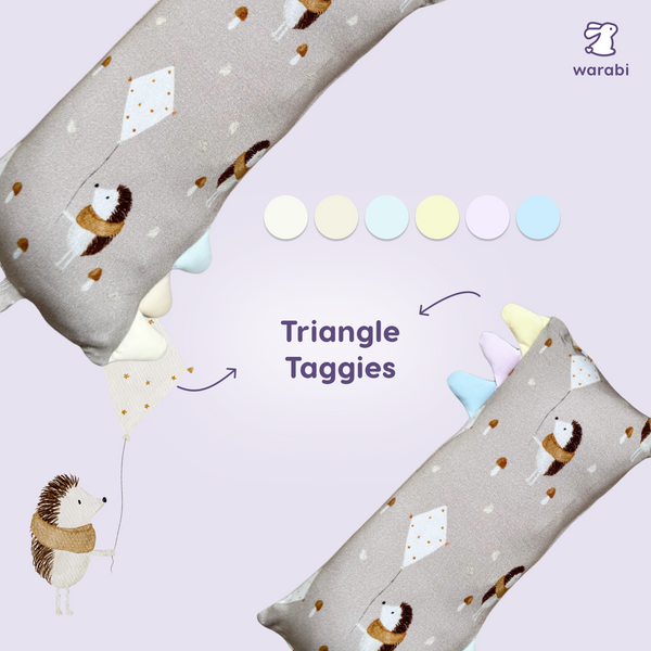 Autumn Hedgehog Snuggle Bamboo Pillow