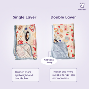 Bamboo Snuggle Blanket – Ultra-Soft, Breathable, Baby-Safe, Lightweight & Cozy for All Temperature