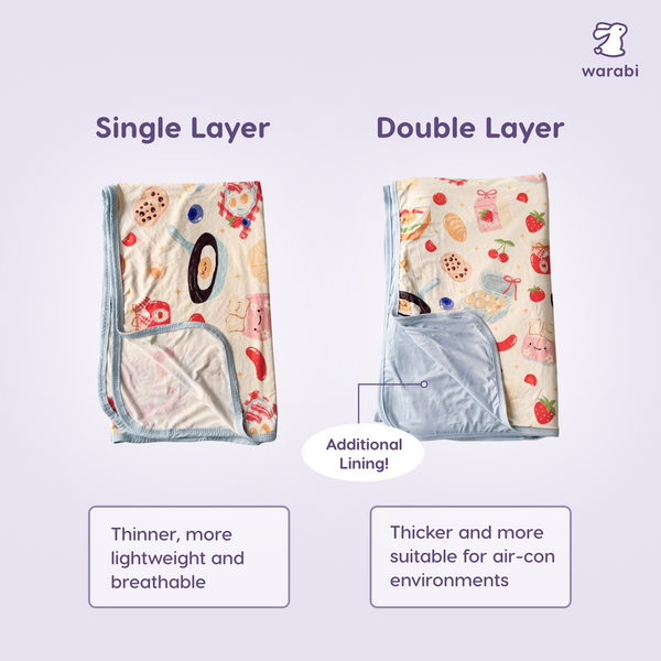 Bamboo Snuggle Blanket – Ultra-Soft, Breathable, Baby-Safe, Lightweight & Cozy for All Temperature