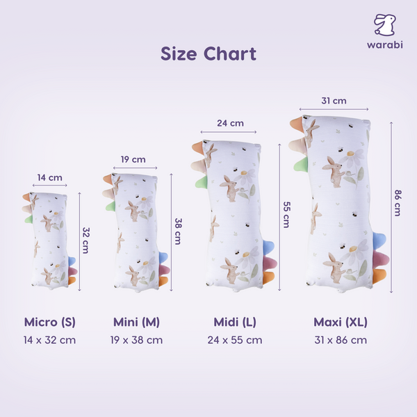 Bunny Blooms Snuggle Bamboo Pillow