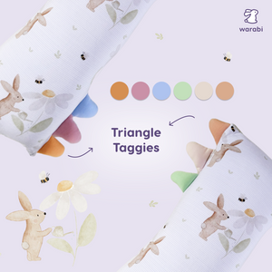 Bunny Blooms Snuggle Bamboo Pillow