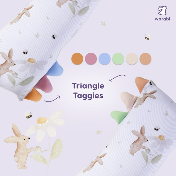 Bunny Blooms Snuggle Bamboo Pillow