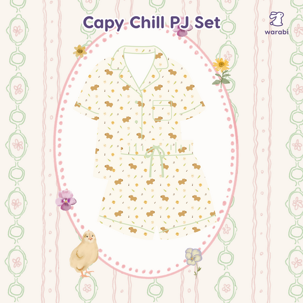 [BUNDLE of 3] Cloud PJ Set — Short Sleeve Top and Bottoms