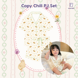[40% OFF KIDS PJS] Capybara Chill Cloud PJ Set