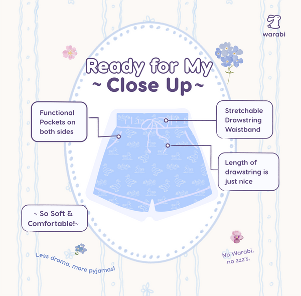 Soft Quacks Cloud PJ Set – Short Sleeve Top + Shorts