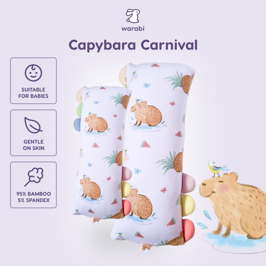 Capybara Carnival Snuggle Buddy Pillow