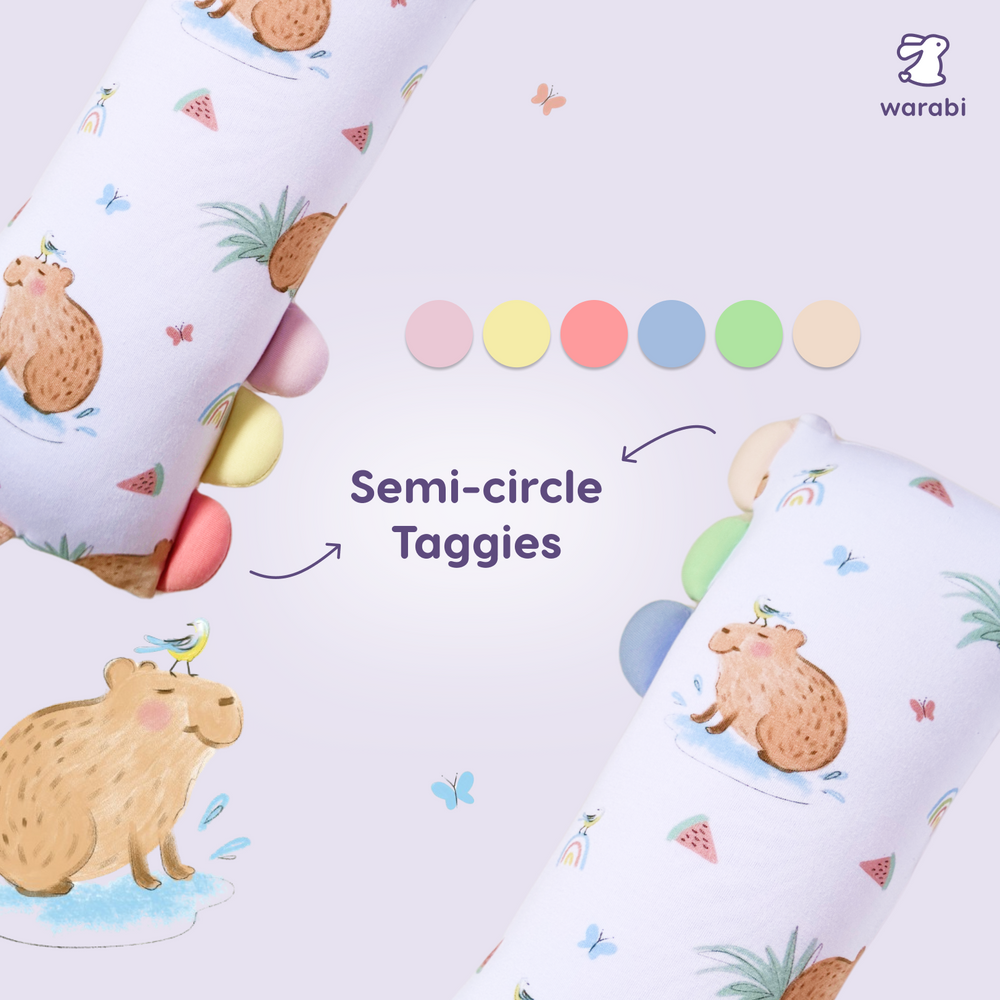 Capybara Carnival Snuggle Bamboo Pillow