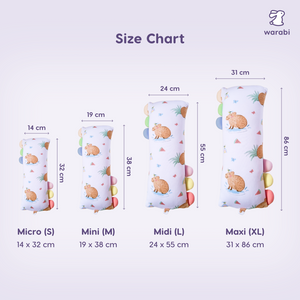 Capybara Carnival Snuggle Bamboo Pillow