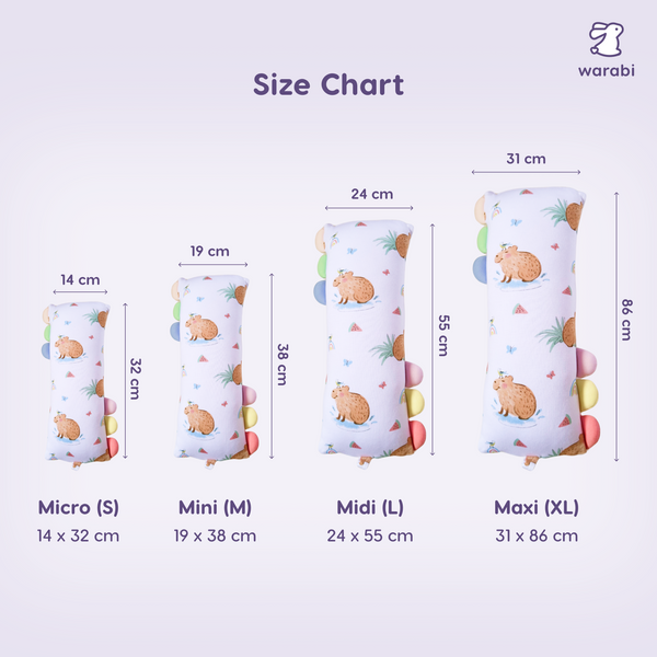 Capybara Carnival Snuggle Bamboo Pillow