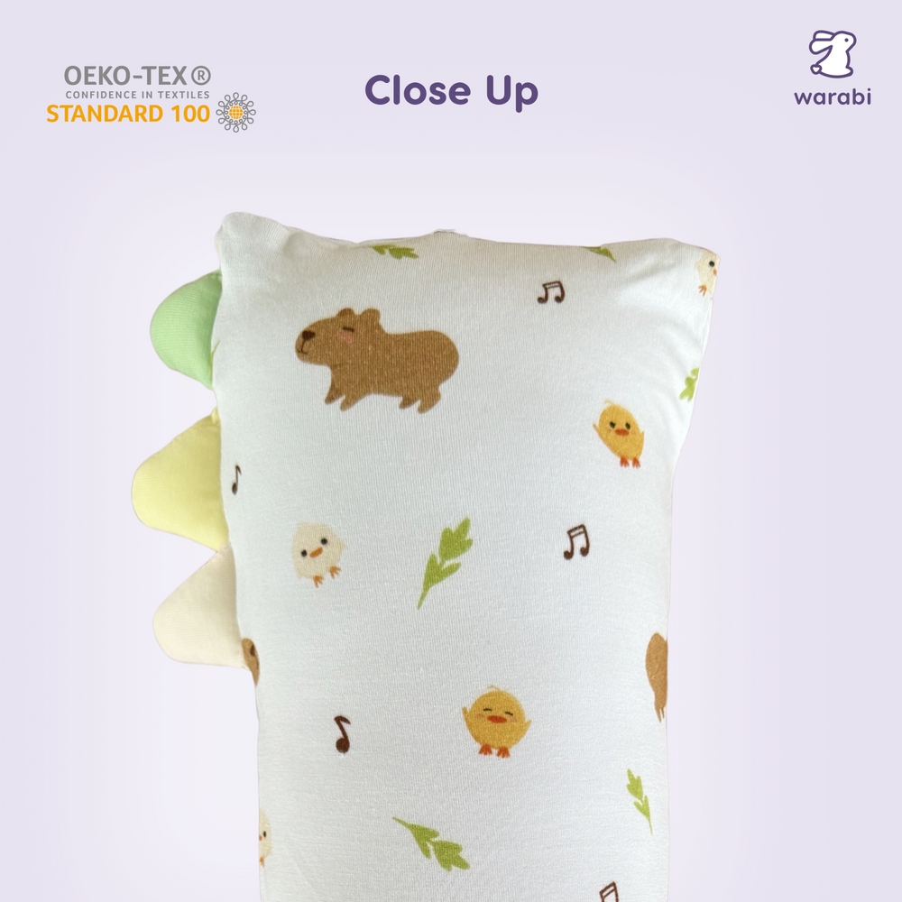 Capybara Chill Snuggle Bamboo Pillow