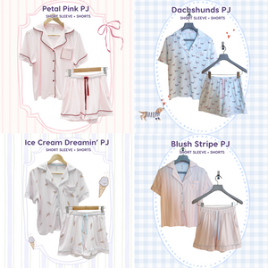 [BUNDLE] Kids Short Sleeve Bamboo Cloud PJ Set