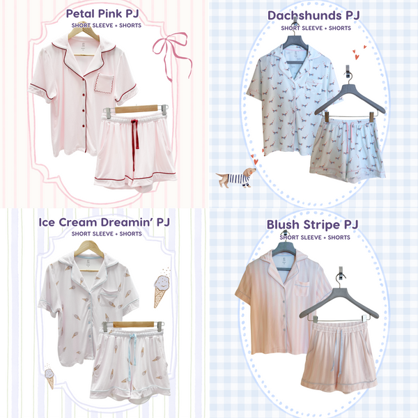 [BUNDLE] Kids Short Sleeve Bamboo Cloud PJ Set