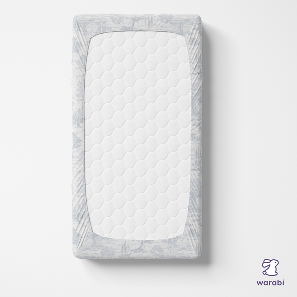 Bamboo Cot Sheets for Babies & Toddlers | Ultra Soft Cooling Fitted Crib Mattress Cover | Breathable Bamboo Baby Bedding