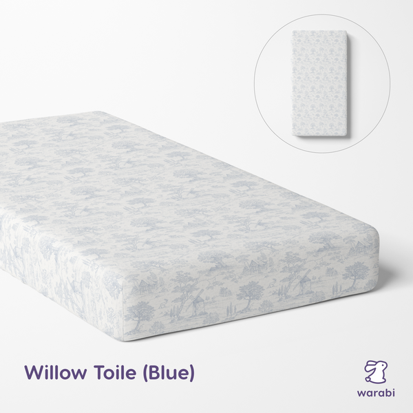 Bamboo Cot Sheets for Babies & Toddlers | Ultra Soft Cooling Fitted Crib Mattress Cover | Breathable Bamboo Baby Bedding