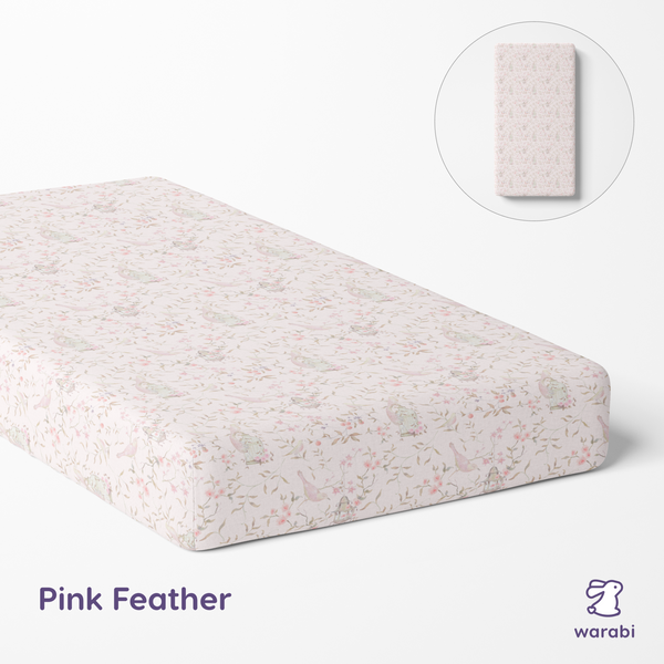 Bamboo Cot Sheets for Babies & Toddlers | Ultra Soft Cooling Fitted Crib Mattress Cover | Breathable Bamboo Baby Bedding