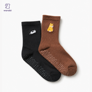 Pilates Grip Socks 🧦 | Non-Slip Anti-Skid Socks with Arch Support & Cushioned Half-Terry Sole | Yoga, Barre, Pilates & Studio Workout Socks for Women