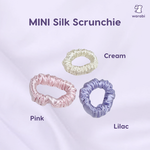 100% Mulberry MINI Silk Scrunchie