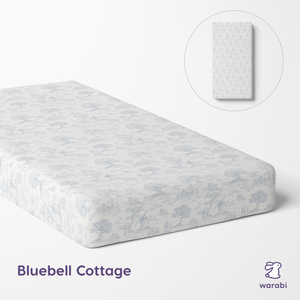 Bamboo Cot Sheets for Babies & Toddlers | Ultra Soft Cooling Fitted Crib Mattress Cover | Breathable Bamboo Baby Bedding