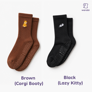 Pilates Grip Socks 🧦 | Non-Slip Anti-Skid Socks with Arch Support & Cushioned Half-Terry Sole | Yoga, Barre, Pilates & Studio Workout Socks for Women