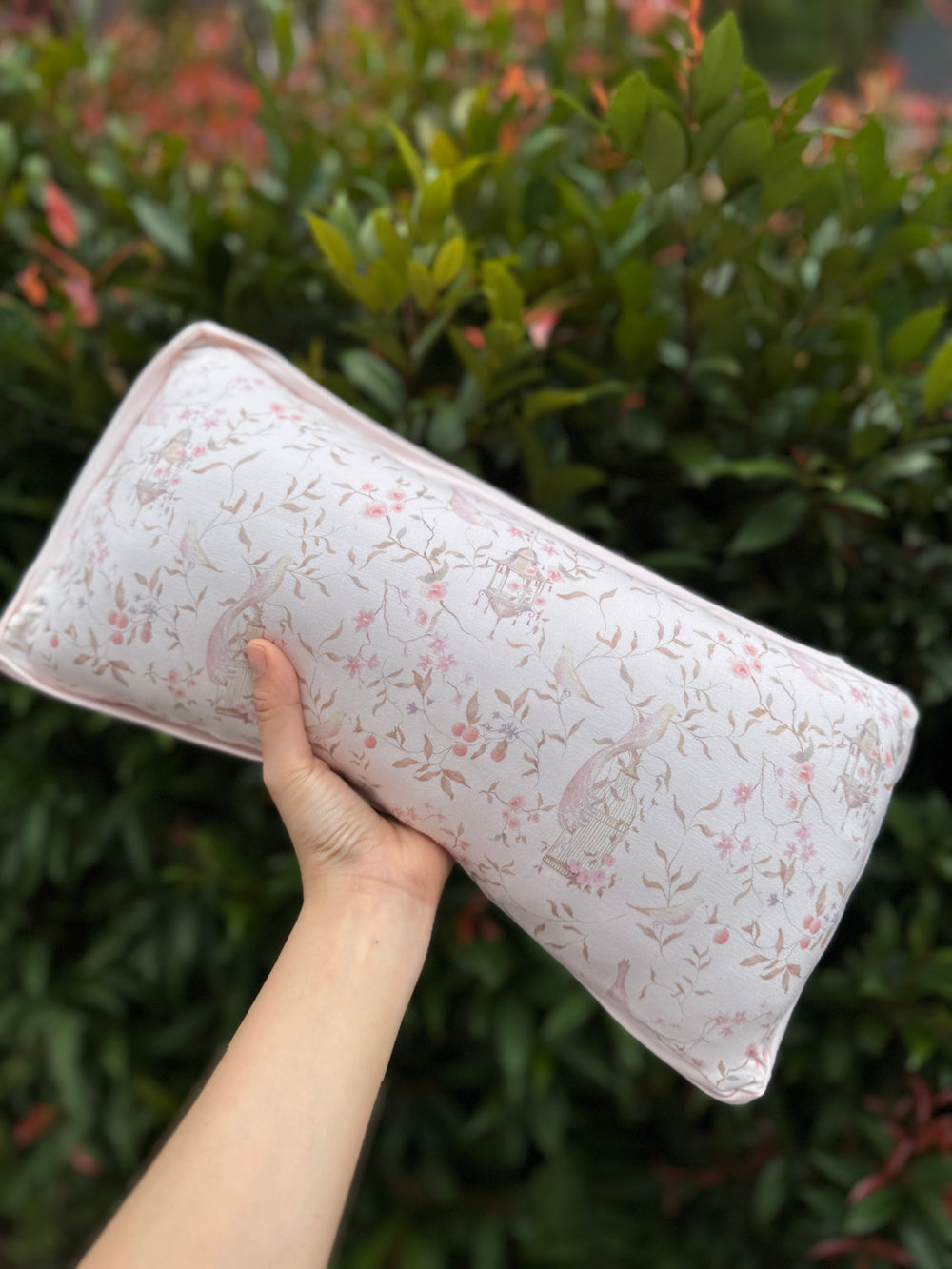 Pink Feather Tales Snuggle Bamboo Pillow