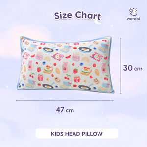 [BRADPAPA BUNDLE] BREAKFAST KIDS HEAD PILLOW + CASING