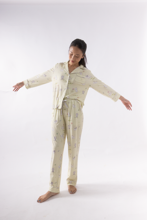 Kitten Meadow Adult Cloud PJ Long Sleeve Set