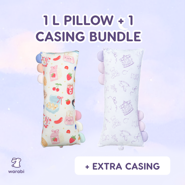[BRADPAPA BUNDLE] L BREAKFAST PILLOW + CASING