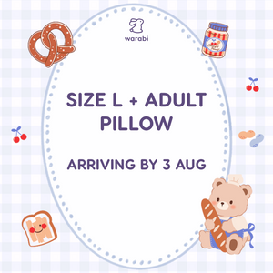 [PO 3 DAYS] New Designs — SIZE L + ADULT pillow