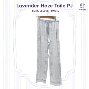Lavender Haze Toile Adult Cloud PJ Long Sleeve Set