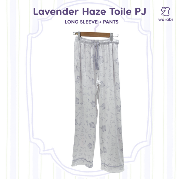 Lavender Haze Toile Adult Cloud PJ Long Sleeve Set