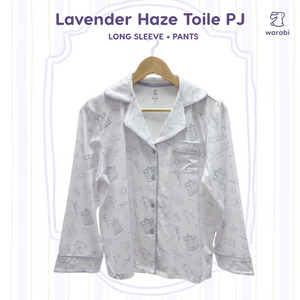 Lavender Haze Toile Adult Cloud PJ Long Sleeve Set