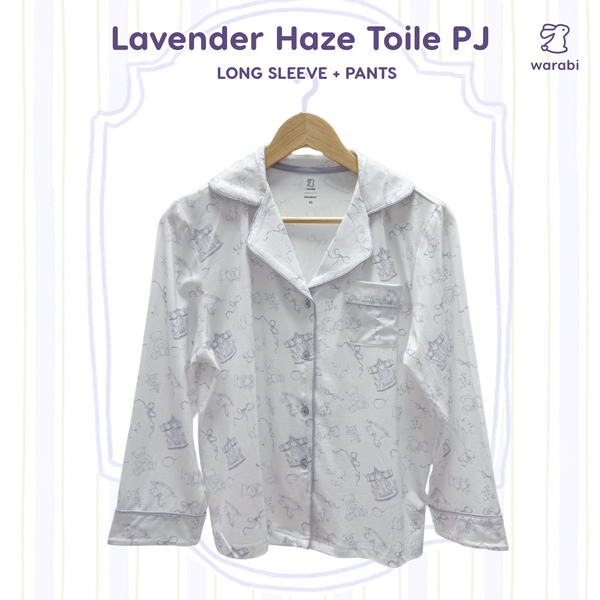 Lavender Haze Toile Adult Cloud PJ Long Sleeve Set