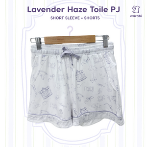 Lavender Haze Toile Adult Cloud PJ Short Sleeve Set