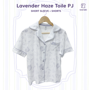 Lavender Haze Toile Adult Cloud PJ Short Sleeve Set