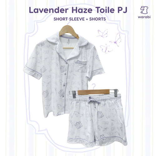 Kids Bamboo Short Sleeve + Shorts Cloud PJ Set (Multiple Designs)