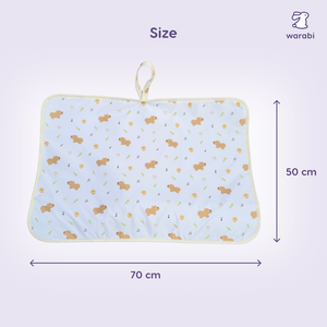 Waterproof Diaper Mat – Padded, Foldable, Leak-Proof Design & Gentle on Skin