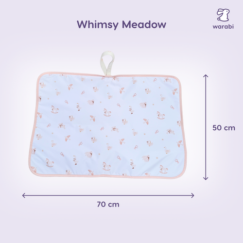 Waterproof Diaper Mat – Padded, Foldable, Leak-Proof Design & Gentle on Skin