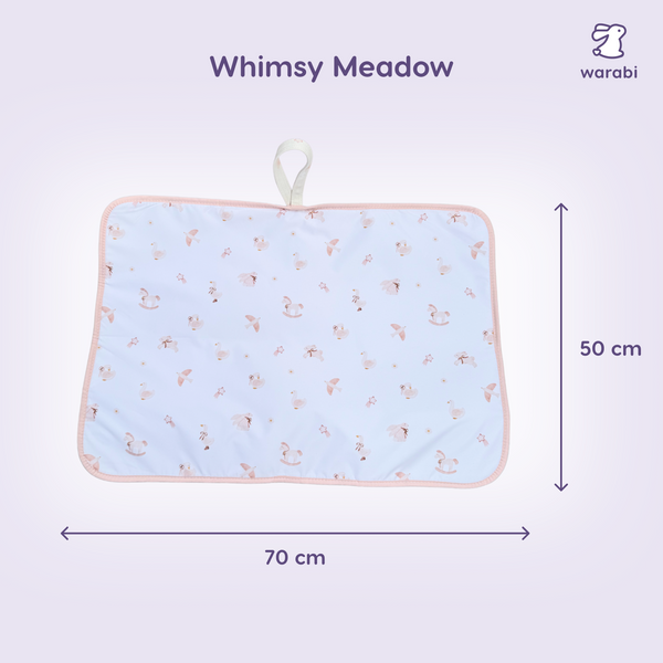 Waterproof Diaper Mat – Padded, Foldable, Leak-Proof Design & Gentle on Skin