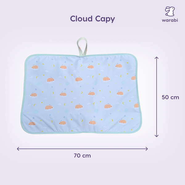 Waterproof Diaper Mat – Padded, Foldable, Leak-Proof Design & Gentle on Skin