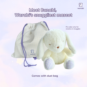 Bunabi Plushie – Warabi’s Snuggliest Mascot Ultra-Soft Minky Fur