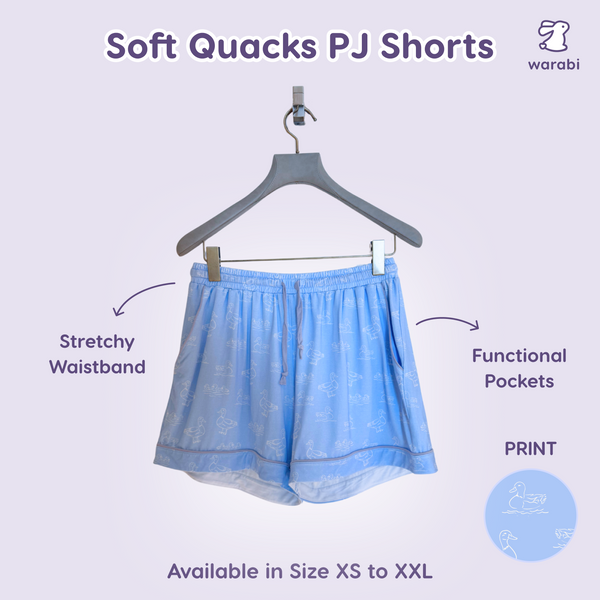 Soft Quacks Cloud PJ Set – Short Sleeve Top + Shorts