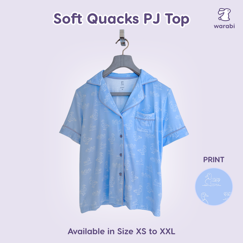 Soft Quacks Cloud PJ Set – Short Sleeve Top + Shorts