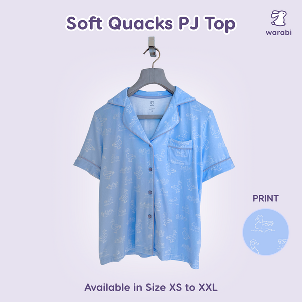 Soft Quacks Cloud PJ Set – Short Sleeve Top + Shorts