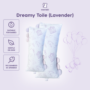 Dreamy Toile (Lavender) Snuggle Bamboo Pillow