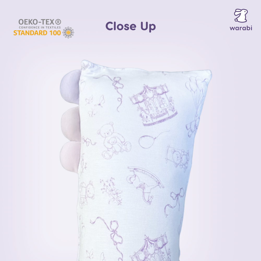 Dreamy Toile (Lavender) Snuggle Bamboo Pillow
